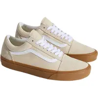 Vans Baskets basses 'Old Skool' beige / blanc