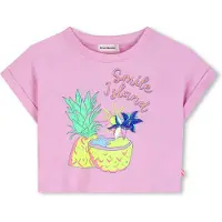 Billieblush U21954 Short Sleeve T-shirt Rose 6 Years Fille