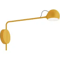 Artemide Applique Murale , Ixa, dimmable, Jaune, Salon / séjour, Métal, Design