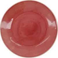House Doctor Assiettes plates Diva rouge lot de 8 pièces