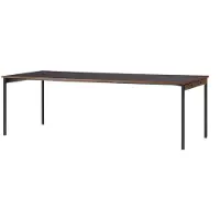 Audo Copenhagen Co Table 240 x 100 cm | Black Steel | Terra Laminate | Without