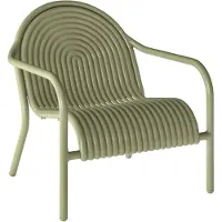 Tom Dixon Groove Outdoor Lounge Chair Moss