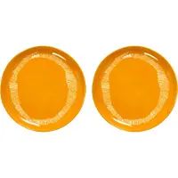 Serax Feast Assiette d'Entrée à Rayures - Lot de 2 Yellow|White Stripes