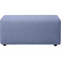 Broste Copenhagen Module pouf Lagoon - bleu clair