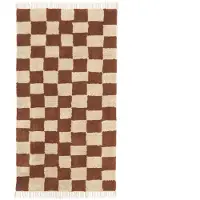 Ferm Living Mara Washable Tapis Rust|Warm Sand