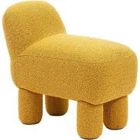 Design House Stockholm Lulu Pouf Ottoman Yellow