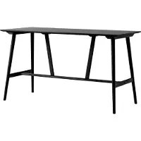 &tradition In Between SK28 Table de Bar Black lacquered oak