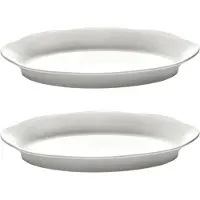Serax Silhouette Assiette Ovale Profonde - Set de 2 Medium