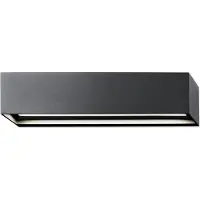LIGHT-POINT Applique Murale , Linea W2, dimmable, Noir, Salon / séjour, Aluminium, Design