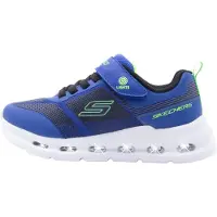 SKECHERS Baskets Garçon Glide-Step à Lumières Bleu