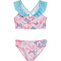 Playshoes Bikini 'Schmetterlinge' bleu / bleu ciel / rose / framboise