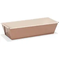 Patisse Céramique Loaf Pan 30cm, Moule à gâteau, Blanc, Marron