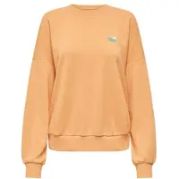 ONLY Sweat-shirt ONLMINNA O NECK femmes - Orange - EU L