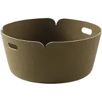 Muuto Restore Round Panier Brown Green