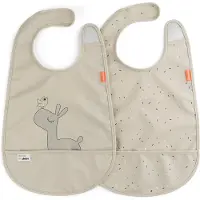 Done by Deer Bavoir Avec Velcro (lot De 2) Lalee