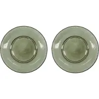 House Doctor Plaques de pluie vert Ø21cm set de 6 pièces