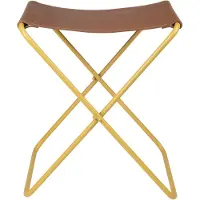 Broste Copenhagen Nola tabouret moisson or