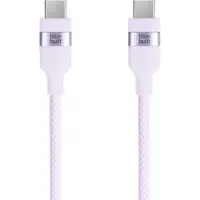 BlueBuilt Câble USB-C vers USB-C 1,5 m Nylon Lilas