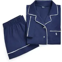 Ralph Lauren Pyjama ' Polo Essentials ' bleu marine