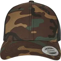 Flexfit Casquette chocolat / cappuccino / vert foncé / noir