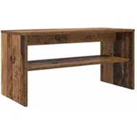 vidaXL Armoire TV vieux bois 80 x 35 x 40 cm Bois composite