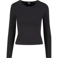 Urban Classics T-shirt manches longues de - Haut Manches Longues Slim Thermique - XS - XL - pour Femme - noir - Taille L