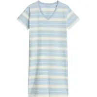 Marc O'Polo Chemise de nuit ' Mix N Match ' bleu clair / jaune / blanc