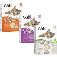 Catit Design Litière Pour Chat Go Natural! Pea Husk Unscented 5.6kg