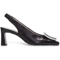 Hispanitas pour femme. HV264762 Chaussures noires Amapola (36), Cuir, 5 à 8 cm, Aucun, Casuel, Fête, Classique