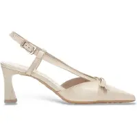 Hispanitas pour femme. HV264678 Chaussures beiges Giorgia (38), Cuir, 5 à 8 cm, Boucle, Casuel, Fête
