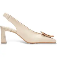 Hispanitas pour femme. HV264762 Chaussures beiges Amapola (40), Cuir, 5 à 8 cm, Aucun, Casuel, Fête, Classique