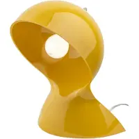 Artemide Lampe de Table , Dalú, Jaune, Salon / séjour, Plastique, Design