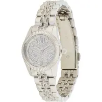 Michael Kors Montre à affichage analogique 'LEXINGTON' argent / transparent