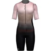 Santini Viper Short Sleeve Trisuit Rose 2XL Femme