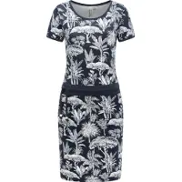 Ragwear Robe d’été 'Baomi Tropic Youmodo' bleu marine / blanc