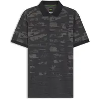 BOSS Active Polo Slim Fit avec motif jacquard
