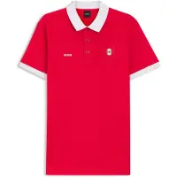 BOSS Bb Bc Lux Paddy Short Sleeve Polo Rouge XL Homme