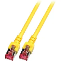 EFB Elektronik K5511.0,15 RJ45 Patchkabel S/FTP, Cat.6, LSZH, 0.15m, gelb