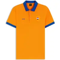 BOSS Polo Paddy avec finitions aux couleurs du drapeau national
