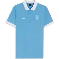 BOSS T-Shirt 'Paddy' bleu clair / blanc