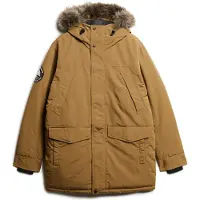 Superdry Parka d’hiver 'Everest ' cognac / noir