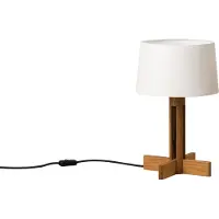 Santa & Cole Lampe de Table , dimmable, Blanc, Salon / séjour, Bois