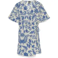 Vero moda Maternity Robe d’été 'VMMJosie' bleu / blanc cassé