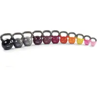 Toorx Fitness Kettlebell - Vinyl - Extra Coating - Kompakt - 20 kg – Grau