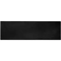 vidaXL Tapis antidérapant en fourrure synthétique Olite Noir 80 x 250 cm