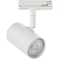 Highlight Spot sur rail blanc monophasé Cilinder GU10
