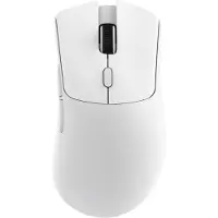 Attack Shark R1 Superlight Gaming Mouse 59g - Blanc - 12.2 × 6.4 × 3.8 cm - Sans fil et filaire - Jusqu'à 18 000 DPI - 65 heures d'autonomie de la batterie