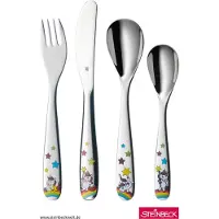 WMF 12.8605.6040 Services De Couverts 4 Pièces Multicolore, Acier Inoxydable