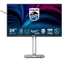 Philips Monitor PC 23.8" Full HD IPS 120Hz USB-C 4000 Series 24B2U4301/00 Grigio