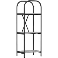 vidaXL Étagère Sonoma gris 40 x 30 x 109 cm Bois d'ingénierie